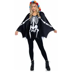Leg Avenue Day of the Dead Poncho (L, M)