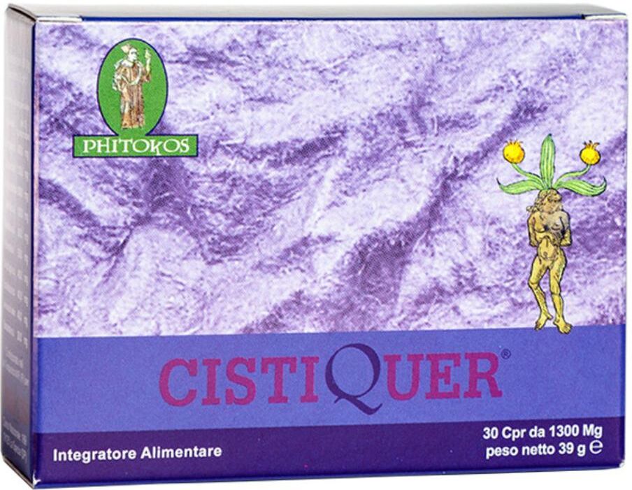 DEAKOS Srl Cistiquer - Integratore di Estratto di Mirtillo Rosso per la Salute delle Vie Urinarie - 30 Compresse