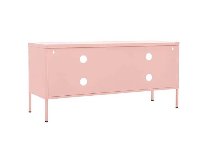 NEUF Armoire TV - Rose - Meuble TV - TABLE TV - Rose 105x35x50 cm - Acier TT3159