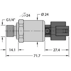 Turck Drucktransmitter PT10R-1104-I2-DT043P