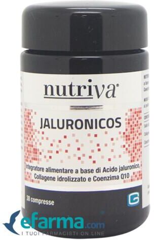 Nutriva Jaluronicos Integratore Invecchiamento Cutaneo 30 Compresse
