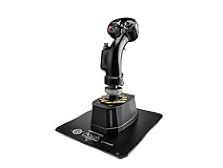 Thrustmaster AVA Base & F/A-18C Hornet - Pack manche de vol PC Manche réplique Hornet licence USAF 1:1, 19 boutons, gâchette 2 crans, chapeau 8 dir., adaptateur décalage