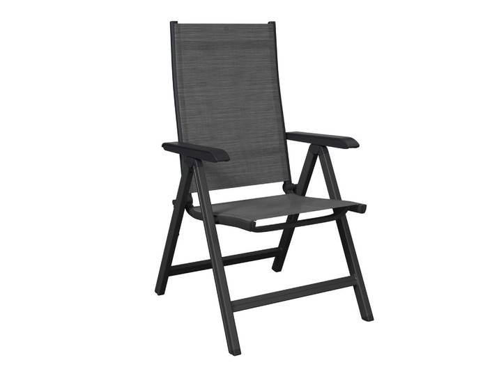 Kettler Gartensessel, Anthrazit, Grau, Metall, Textil, eckig, 61x109x68 cm, klappbar, Gartenmöbel, Gartenstühle, Gartensessel