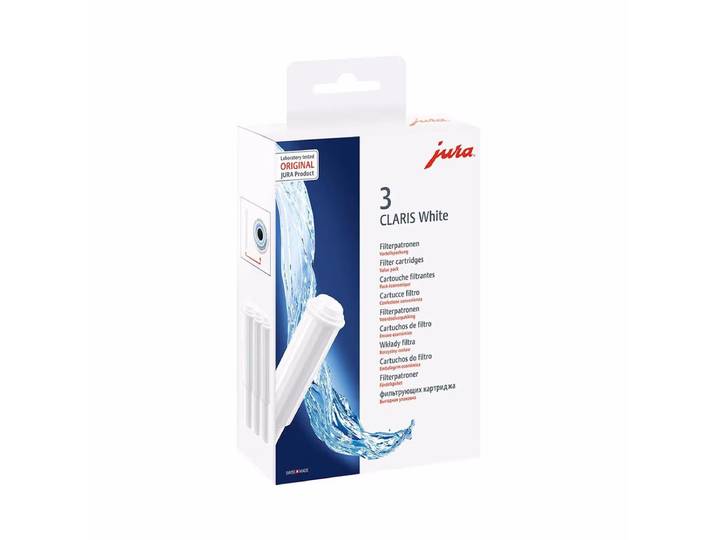 JURA Filterpatrone CLARIS White 3er Set CLARIS White Filter (3 Stk) – JURA Pflegeprodukte Haushalt