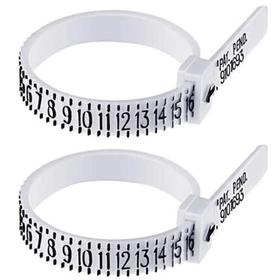 Gauge Plastic Finger Sizing Tool, Ring Sizer Measure Tool, Reusable, Convenient Finger Sizing Finder Gauge Plastic Finger Sizing Tool, Ring Sizer Measure Tool, Reusable, Convenient Finger Sizing Finder