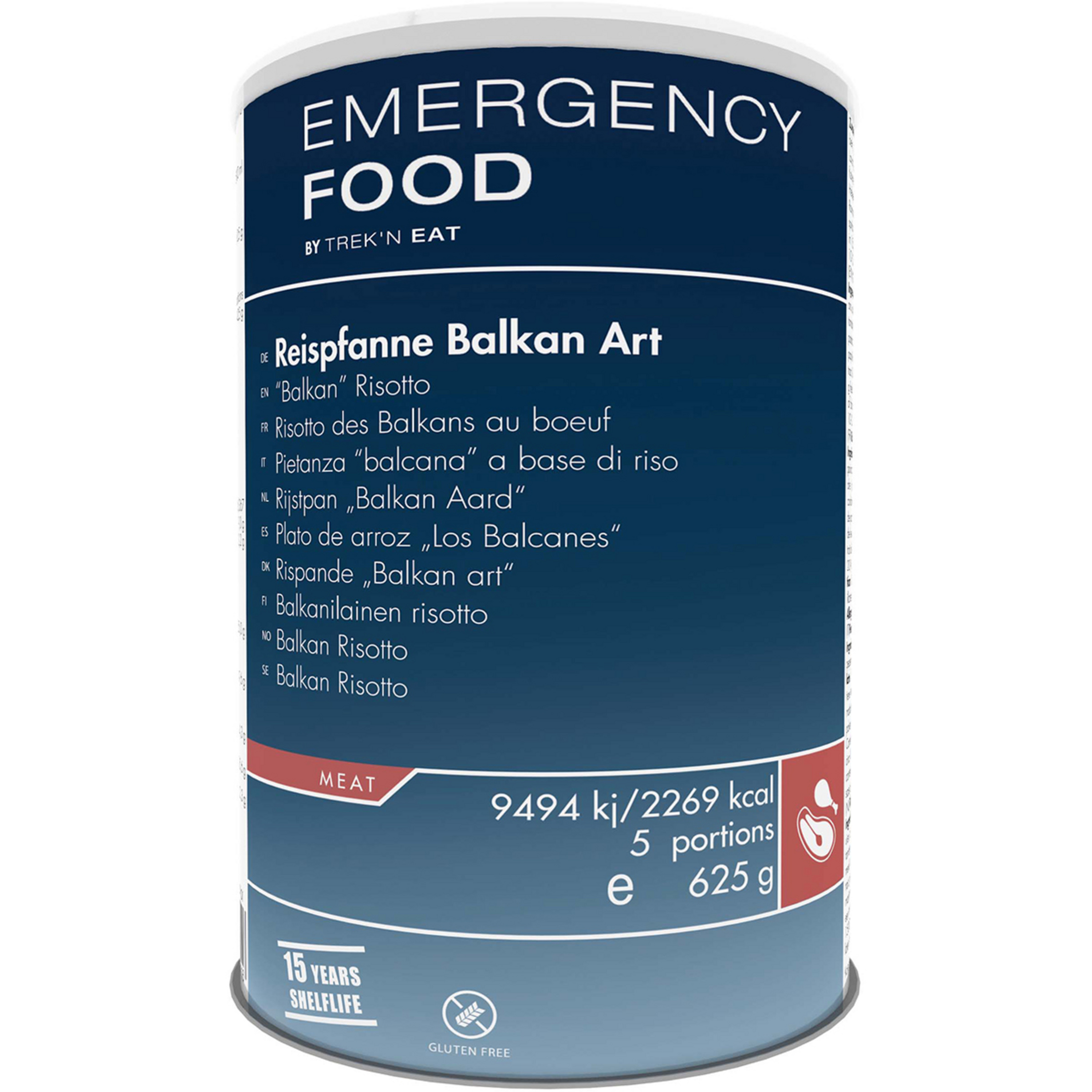 Trek'n Eat Reispfanne "Balkan Art" Trekkingnahrung blau Größe 625g