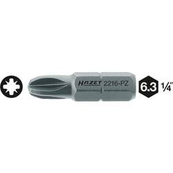 Hazet 2216-PZ1 2216-PZ1 Kreuzschlitz-Bit Antrieb: 1/4 (6.3 mm) Abtrieb: Kreuzschlitz Pozidriv PZ 1 25 mm