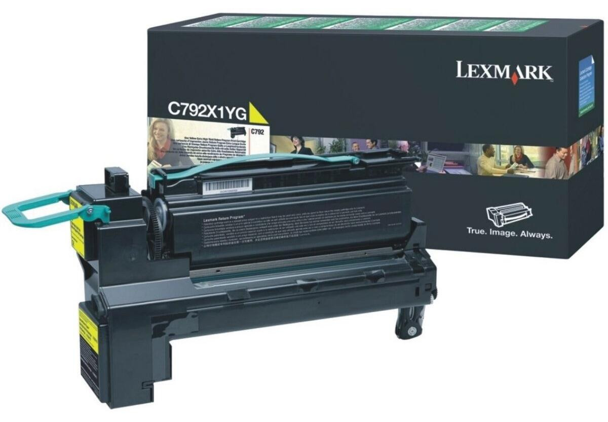 Lexmark Toner YL 20000SH F C792 RP C792X1YG Geel