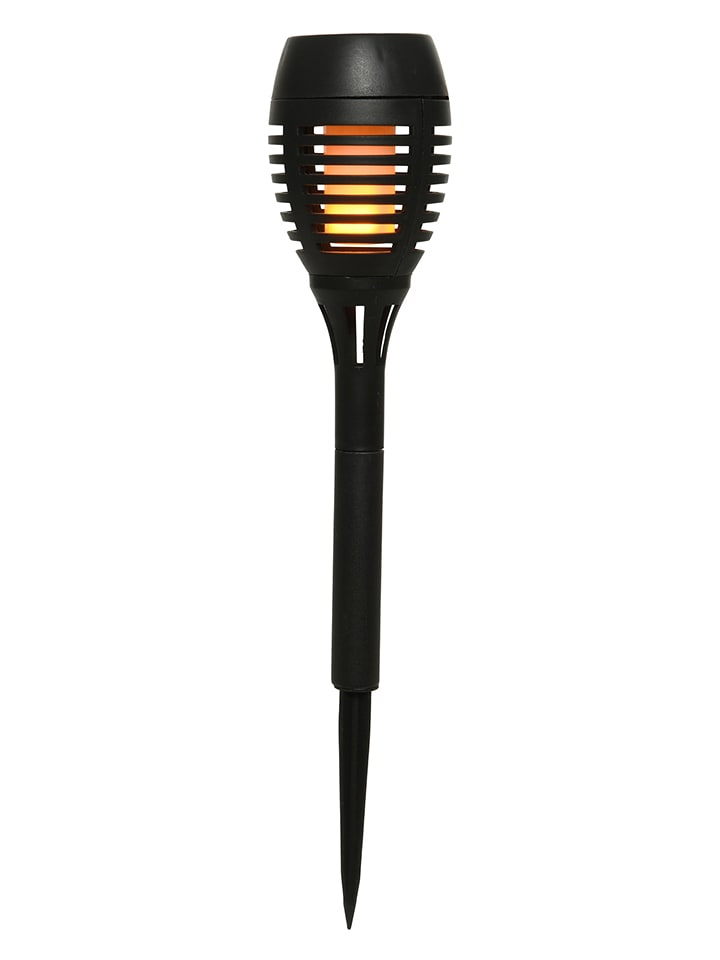 Kaeming LED-Solar-Fackel in Schwarz - (L)27 x Ø 7,5 cm - onesize