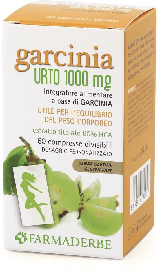 FARMADERBE Srl GARCINIA URTO 1000 60 COMPRESSE