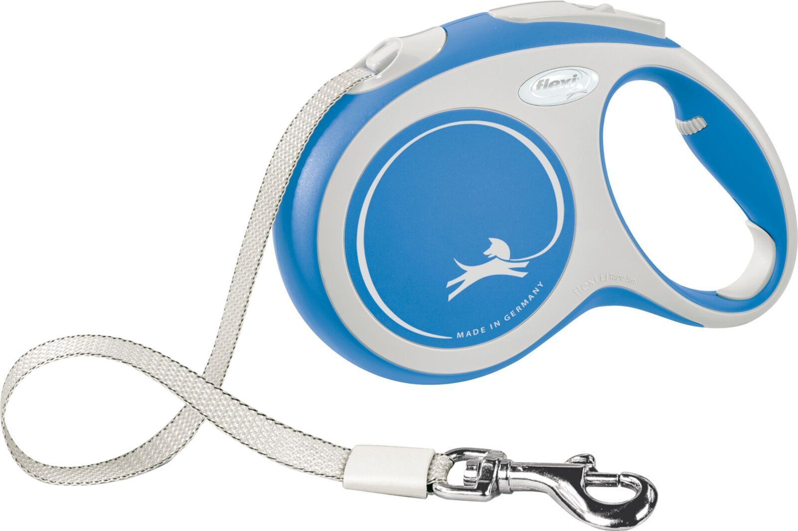 TRIXIE flexi New COMFORT, Gurt, L: 5 m, blau