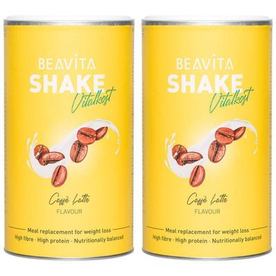 Beavita Vitalkost Diät-Shake, Caffè Latte Doppelpack 2x572 g Pulver