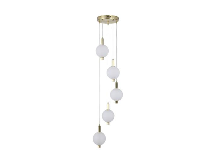 Multi-Drop Design LED Pendellampe Luminique Brass Searchlight