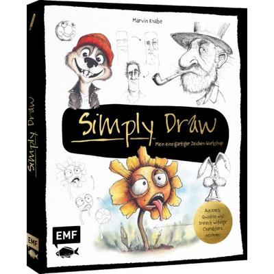 Simply Draw – Mein einzigartiger Zeichen-Workshop für ausdrucksstarke Figuren, Taschenbuch von Marvin Knabe, Edition Michael Fischer / EMF Verlag,