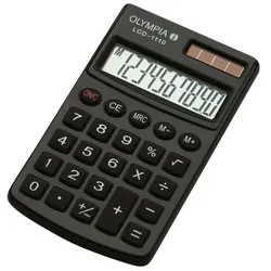 GENIE Taschenrechner »LCD-1110« schwarz, 7x1x11.7 cm