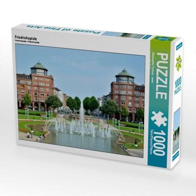 CALVENDO Puzzle Friedrichsplatz | 1000 Teile Lege-Größe 64x48cm Foto-Puzzle für glückliche Stunden