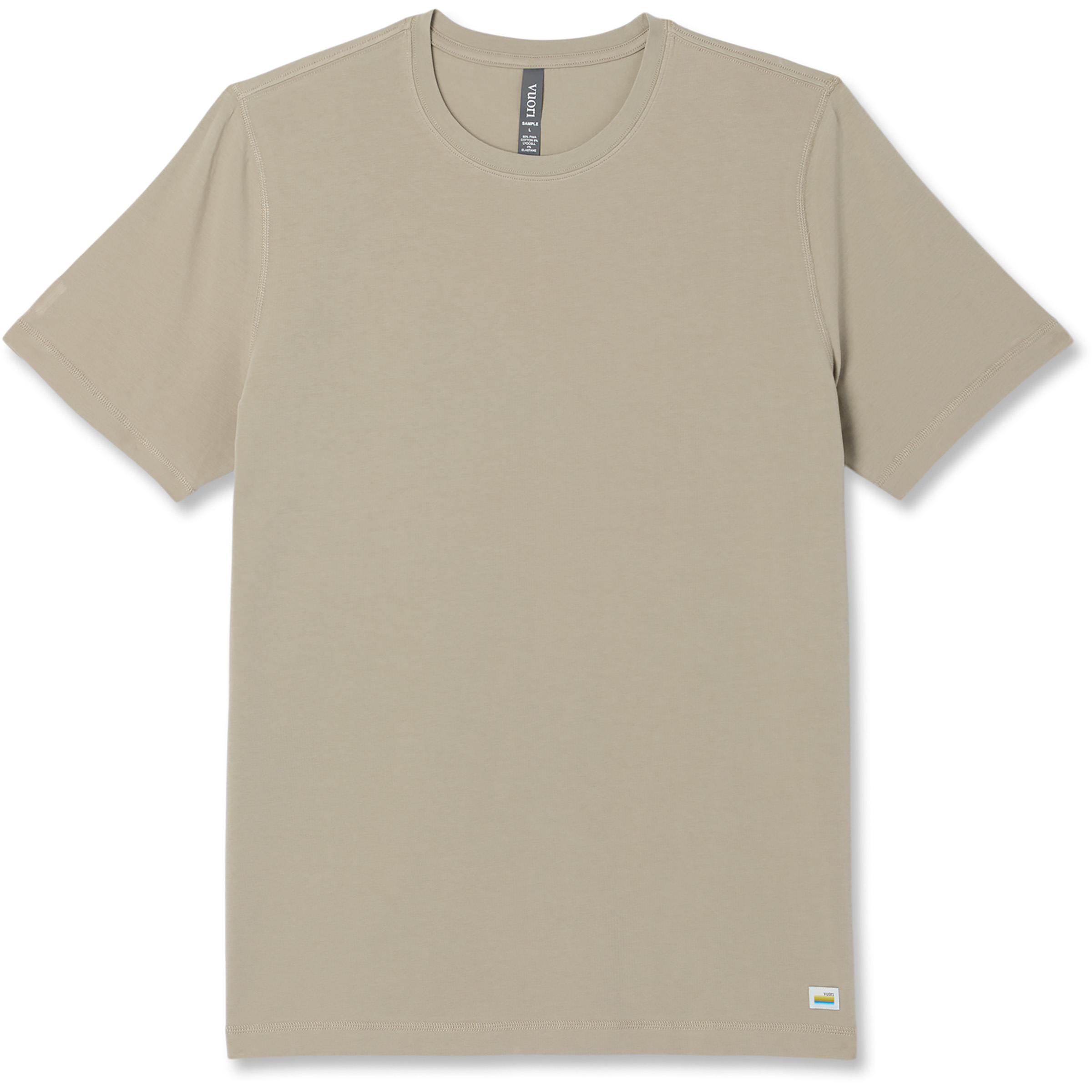 Vuori Tuvalu Herren T-Shirts beige Größe S Lifestyle Hautfreundlich