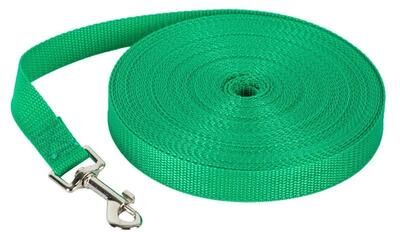 Uplifted Finds Vista Track Extended Nylon Training Leash green 10 M (33 Ft)