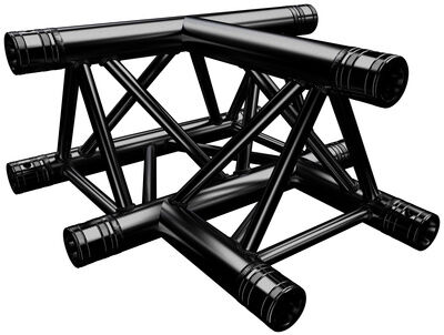 Global Truss F33T36-B T-Piece Black Schwarz pulverbeschichtet