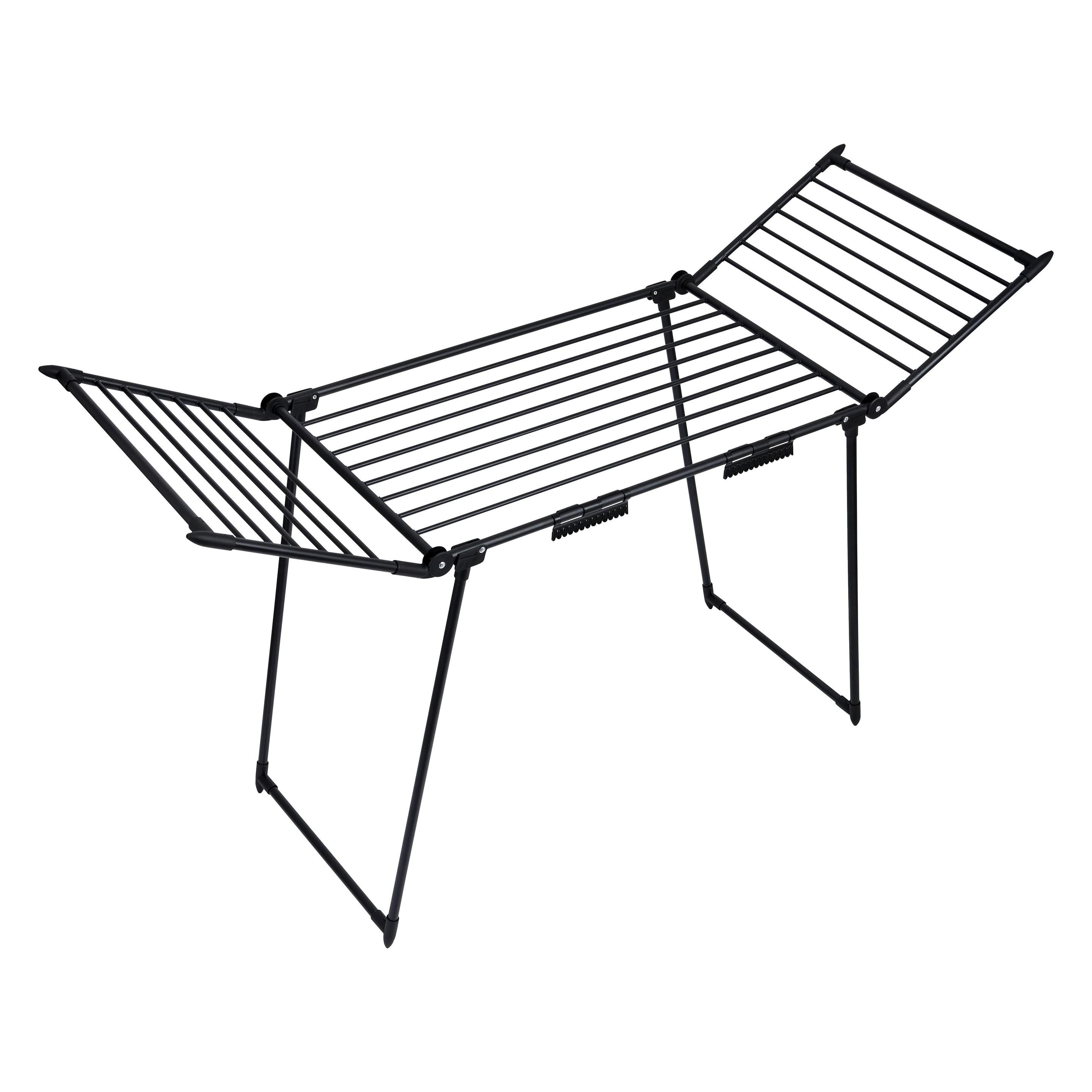 Domoletti 19m Wings Clothes Drying Rack Black (19 m) (37771757)