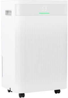 Costway 54 Pints Dehumidifier for Home 4500 Sq.Ft Dehumidifier-White