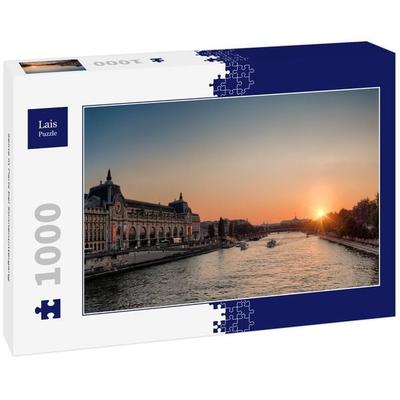 Lais Puzzle Seine in Paris bei Sonnenuntergang 1000 Teile