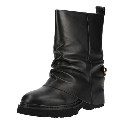 Stiefel ALMA EN PENA "ALMA EN PENA Stiefel Leder", Damen, Gr. 38, schwarz, Leder, Schuhe Stiefel