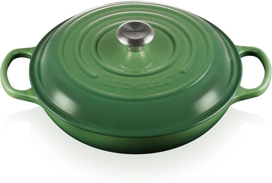 Le Creuset Cast Iron Shallow Casserole Bamboo 30cm / 3.5L