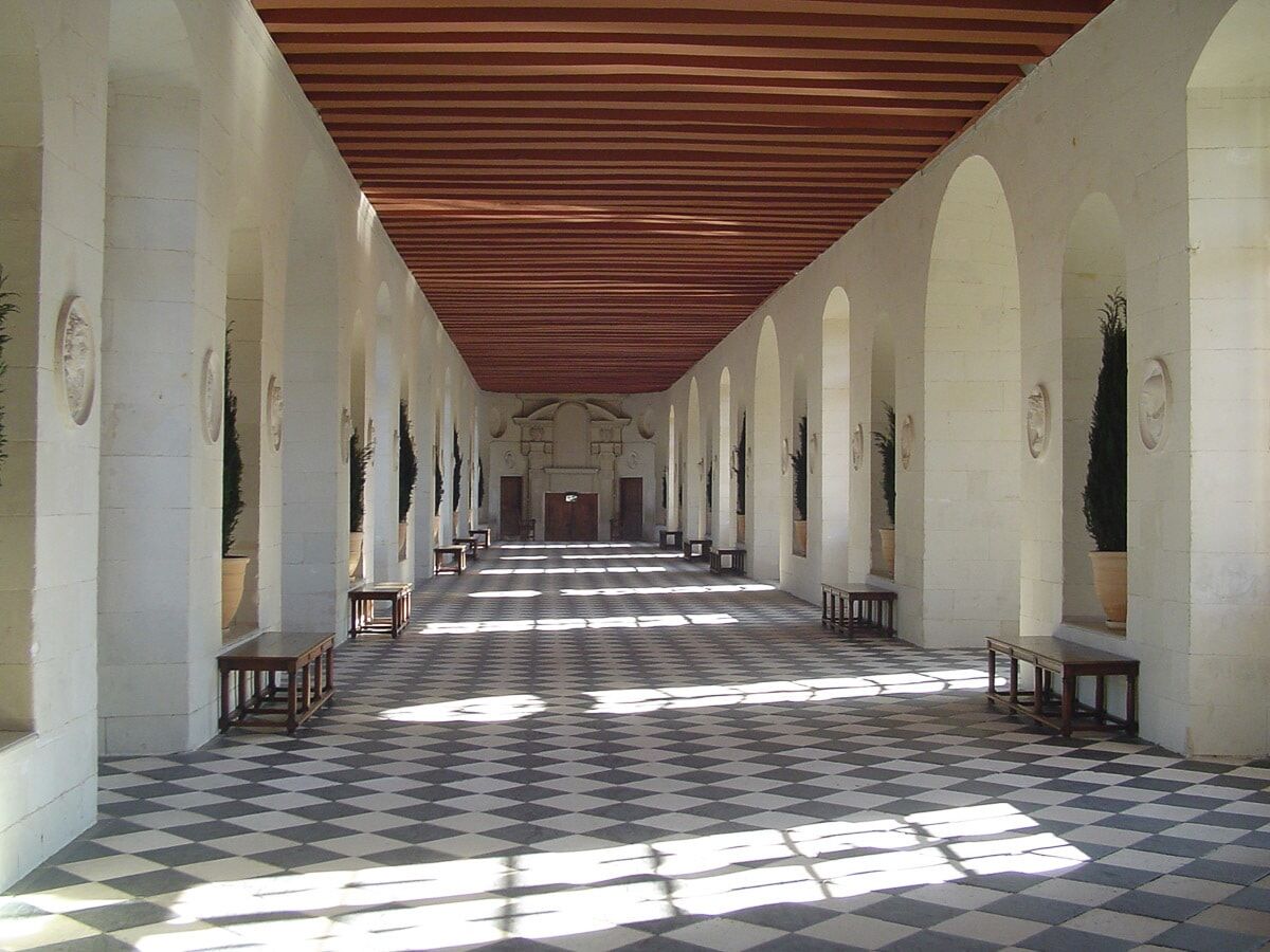 Fototapete PAPERMOON "Chenonceau Schloss", bunt, B:2,5m L:1,9m, Vlies, Tapeten, Fototapete bunt B/L: 2,5m x 1,9m, Rollen: 1