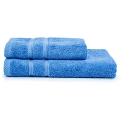 The One Towelling Handtuch 'Bamboo' T1-BAMBOO50 aqua azure 50 x 100 cm