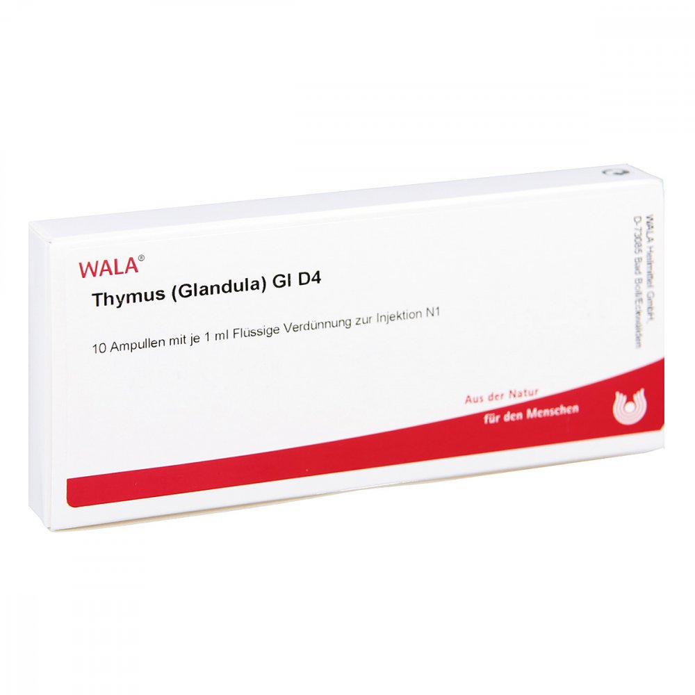 WALA Heilmittel GmbH Thymus Glandula Gl D4 Ampullen 02829441