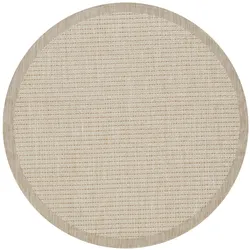 Outdoorteppich Giza Beige Ø ca. 200cm