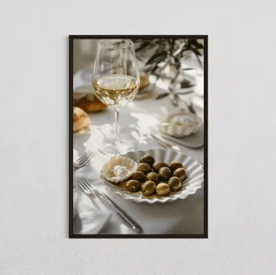 Inspire Picks Minimalist Olive Tree Canvas Wall Art Mediterranean Frameless Still Life Poster 1 40x60cm No Frame