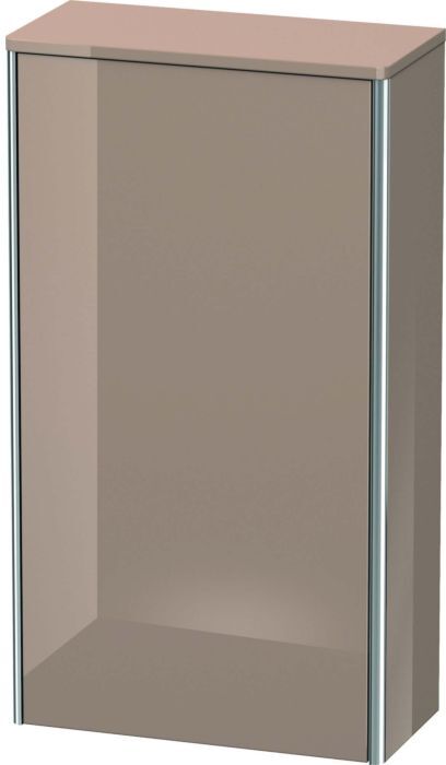 Duravit XSquare Halbhochschrank XS1303R8686 50x88x23,6cm, Tür rechts, cappuccino hochglanz
