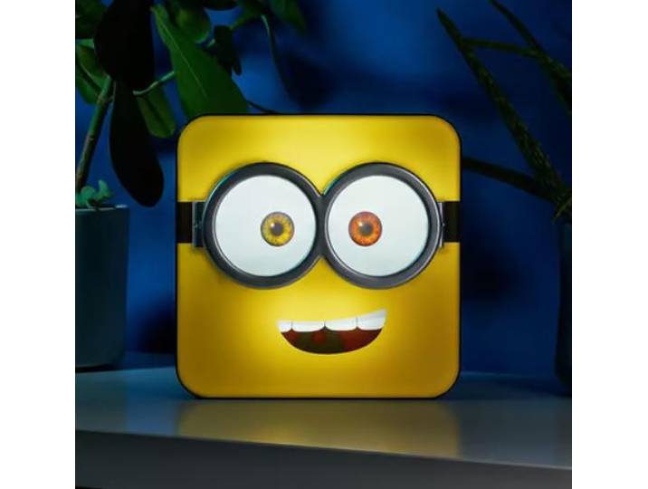 Minions - Lampe de bureau / Applique murale 3D Visage de Bob