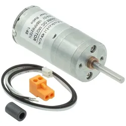 Makeblock DC-Motor 25 mm 9 V 185 U/min, Metallgetriebe, Ø4 mm Welle, PH2.0-Kabel, 1:45 Ratio