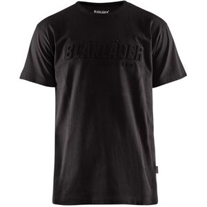 Blakläder Arbeitsshirt 3D, 35311042, T-Shirt, Rundhalsausschnitt, schwarz, Größe XL