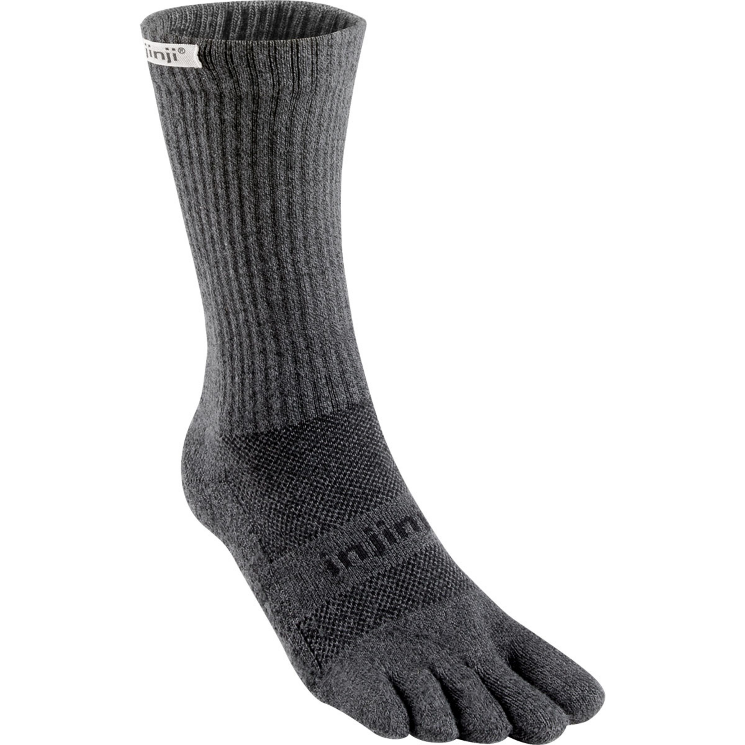 Injinji Trail Midweight Crew Wandersocken grau Größe 47.5 Camping Widerstandsfähig