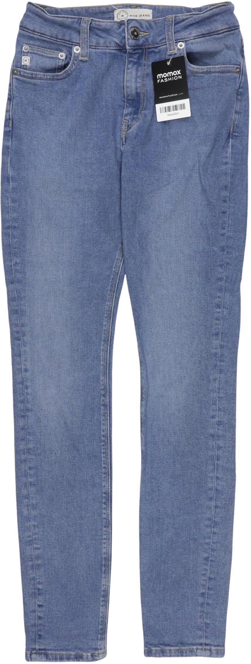 Mud Jeans Damen Jeans, Blau, Gr. W25, Baumwolle / Elasthan - Second Hand