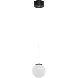 Nova Luce, Pendelleuchte, NUVOLE LED Pendelleuchte Schwarz 8W Warmweiss 150x13cm 9061435