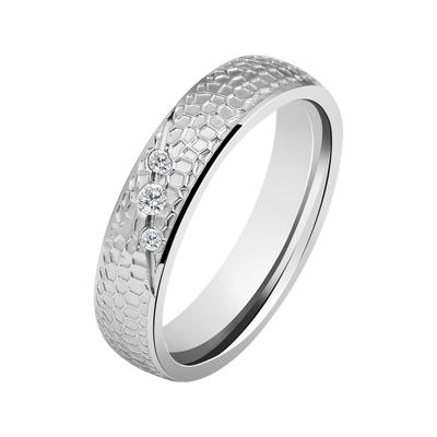 Partnerring AKZENT "Sira, silberfarbig, langlebig" Gr. 62, silberfarbig54, Fingerringe, Damen, 62, Edelstahl