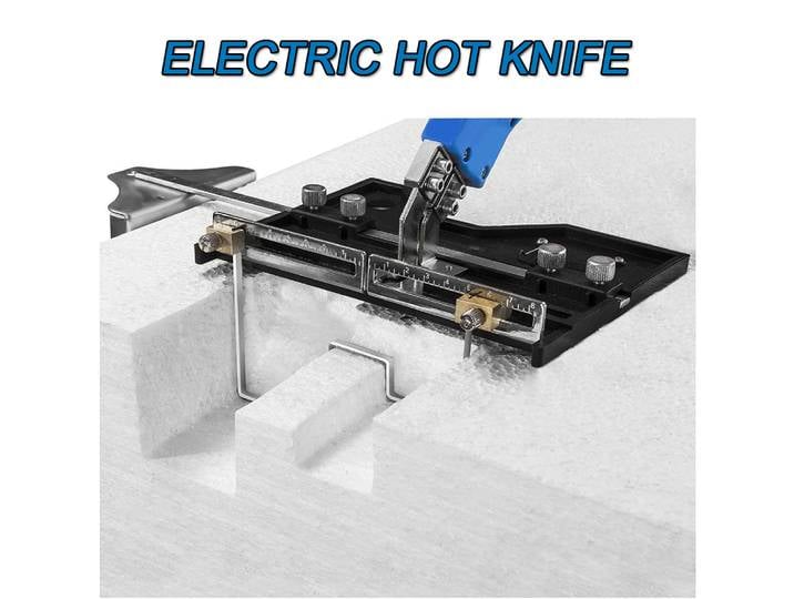 Couteau chauffant coupe-polystyrène électrique couteau chaud thermique pour modèle de bricolage de mousse et couteau chaud électrique de coupe de polystyrène 250W