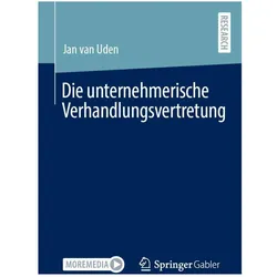 Die unternehmerische Verhandlungsvertretung, Fachbücher von Jan van Uden