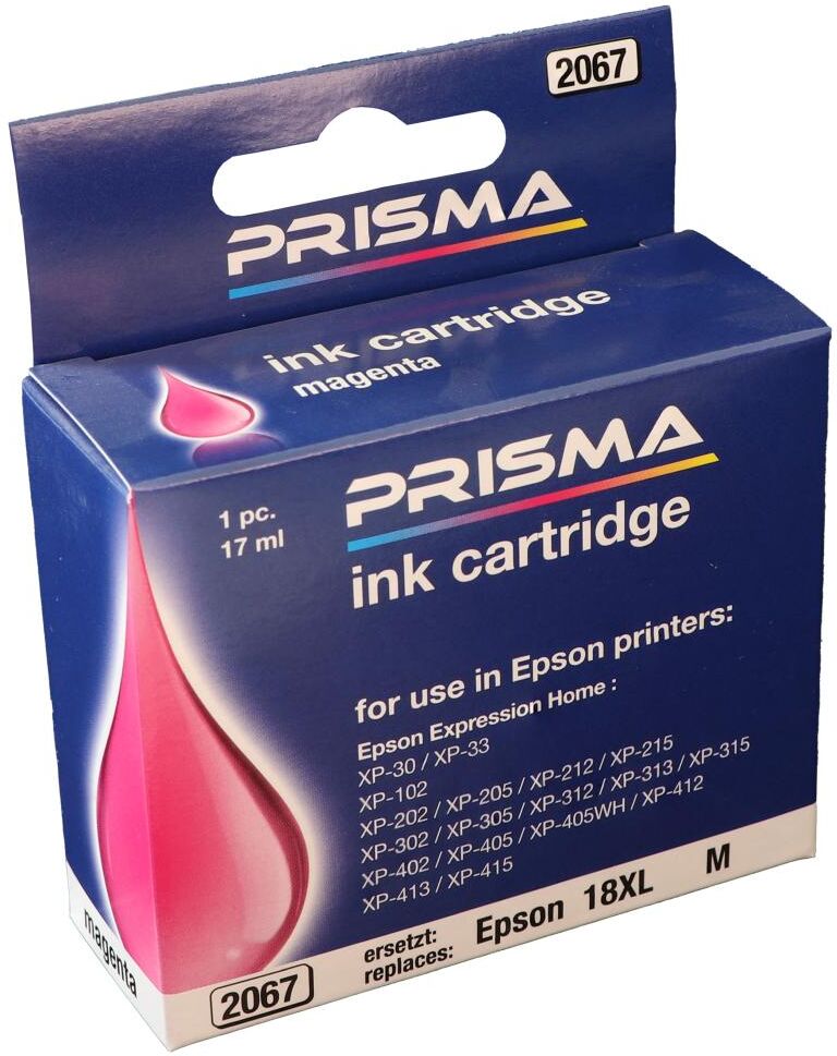 PRISMA 2067 Druckerpatrone für Epson Tintenstrahldrucker, magenta, 17 ml