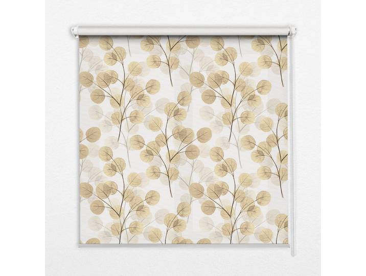 INNENROLLO - Fensterrollo - Rollo - 60x40 cm - Gelbe Zweige