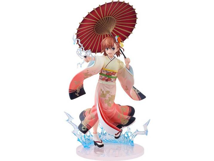 Kadokawa Merchandise-Figur A Certain Scientific Railgun T Statue 1/7 Mikoto Misaka Furisode Kimon