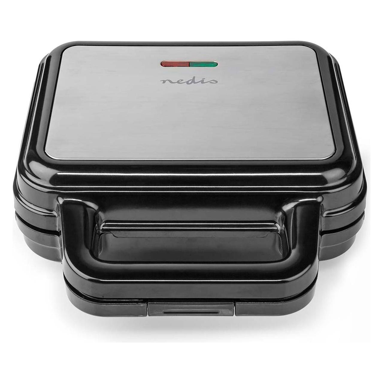 Nedis Multi-Grill - Drei Austauschbaren Grillplatten - Antihaftbeschichtung - Spülmaschinenfeste (KAMG110FBK)