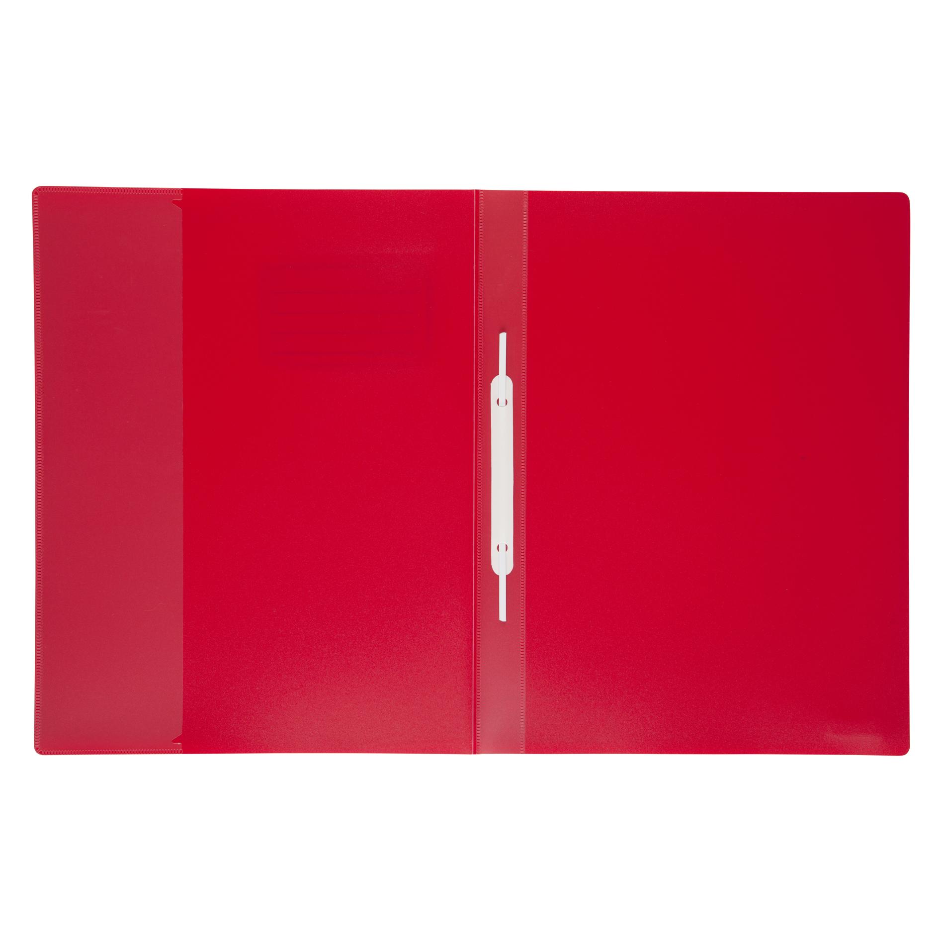 Idena Schnellhefter f. A4 PP transluzent rot (A4) (22692312)