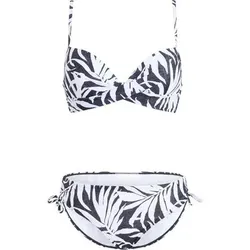 FIREFLY Damen Bikini Da.-Bikini Marina W Abstract Garden, Größe 42B in Schwarz Schwarz