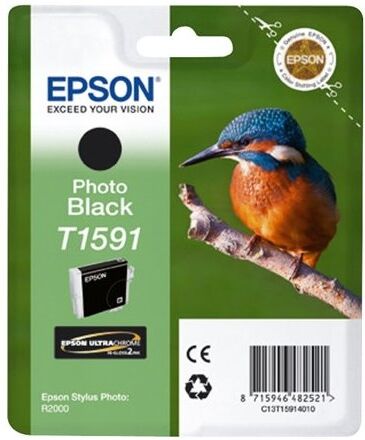 Epson T1591 Blækpatron, Fotosort, 17 Ml